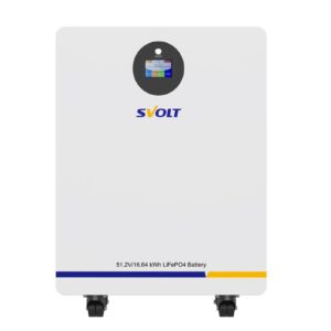 بطارية SVOLT LiFePO₄ – 5.12 كيلوواط ساعة (51.2V 100Ah) | تركيب جداري – R Type