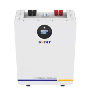 بطارية SVOLT LiFePO₄ – 5.12 كيلوواط ساعة (25.6V 200Ah) | تركيب جداري – R Type
