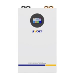 بطارية SVOLT LiFePO₄ – 14.34 كيلوواط ساعة (51.2V 280Ah) | مع عجلات